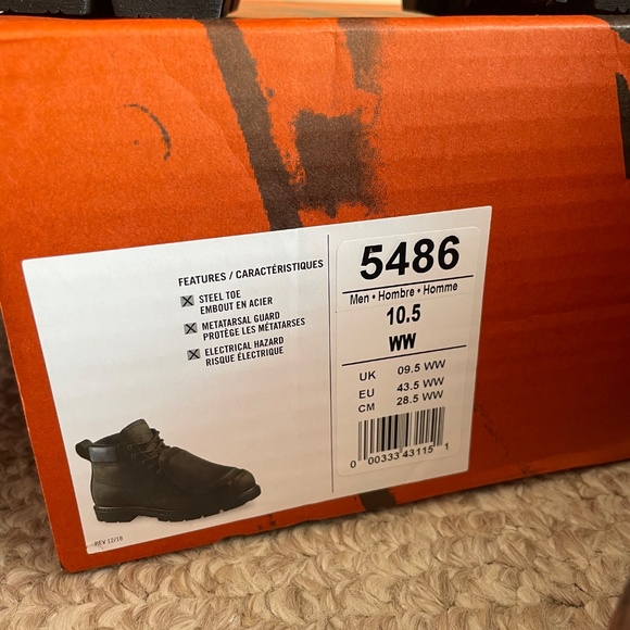 BNIB Men’s Red Wing Shoes Worx Boots Size 10.5 - Picture 4 of 4